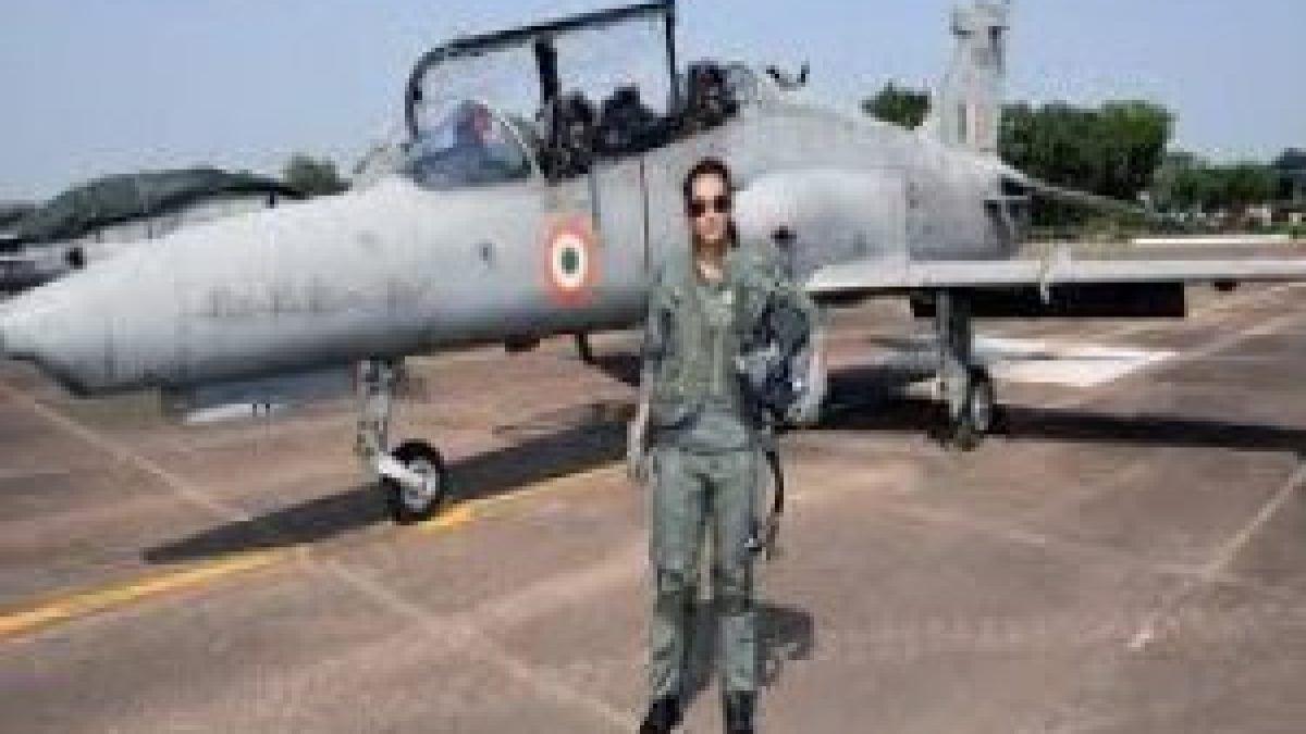 Flight Lieutenant Mohana Singh became the first IAF woman pilot to fly Hawk jets