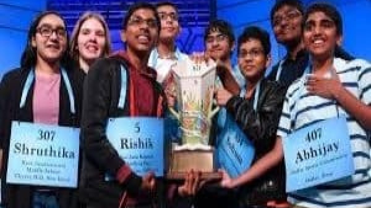 For the first time in 92 years, 6 Indian-origin kids among 8 won the National Spelling Bee Contest