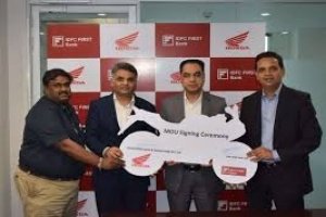 Honda Motorcycle partnered with IDFC First Bank for retail financing