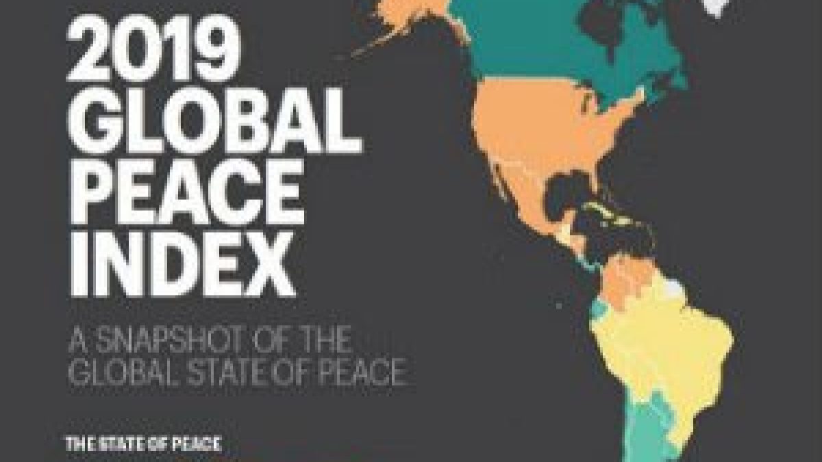India ranks 141 in the 2019 Global Peace Index