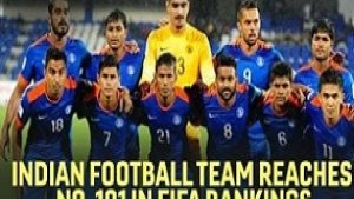 India remaind at 101 in the latest FIFA Rankings, Belgium on Top