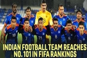 India remaind at 101 in the latest FIFA Rankings, Belgium on Top