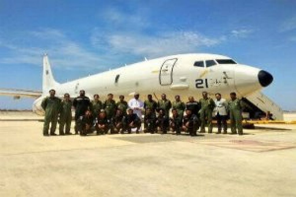 Indian Navy deployed P-8I long range maritime surveillance aircraft for anti piracy