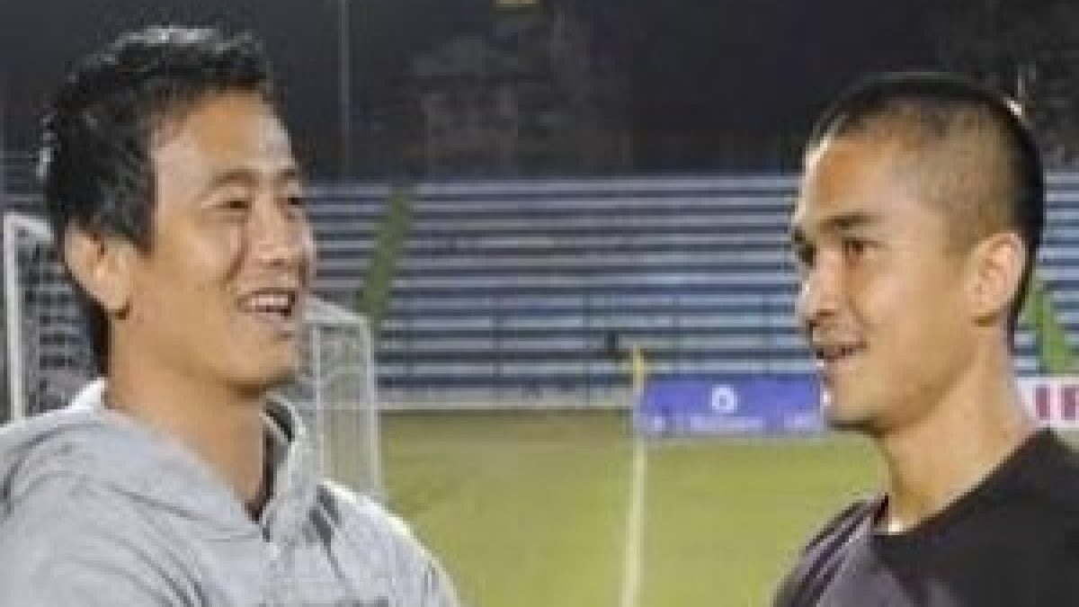 Indian football team Baichung Bhutia congratulated Chhetri becoming India's most-capped Player
