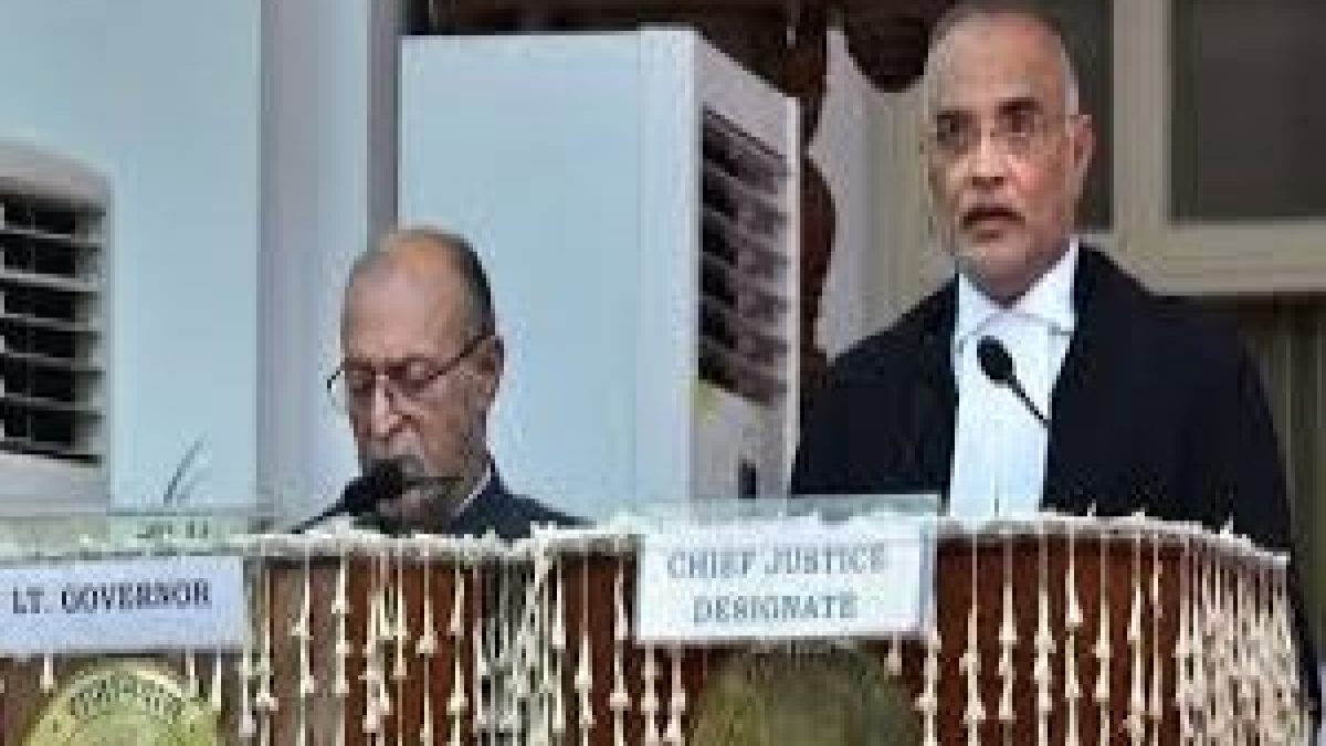 Justice Dhirubhai Naranbhai Patel Takes Oath As New CJI Of Delhi High Court