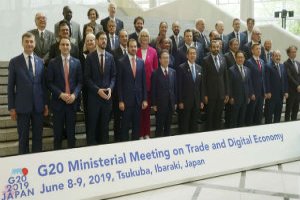 The G20 Summit ended with the issual of joint statement on trade and the digital economy