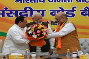 Union minister Jagat Prakash Nadda appointed as the party's working president