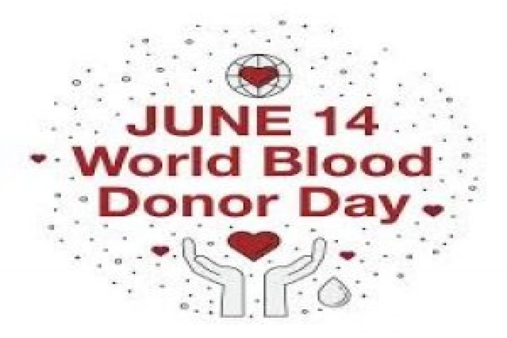 World Blood Donor Day is observed on June 14