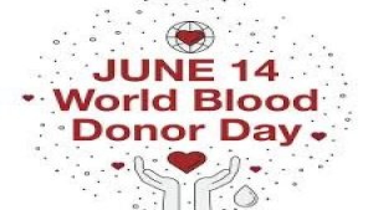 World Blood Donor Day is observed on June 14