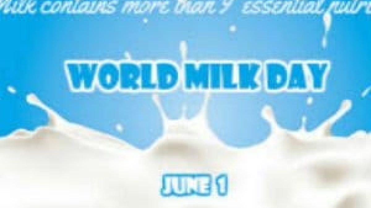 World Milk Day is observed on 1 June