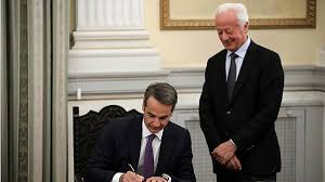 Kyriakos Mitsotakis of New Democratic Party has been sworn-in as the new Prime Minister of Greece