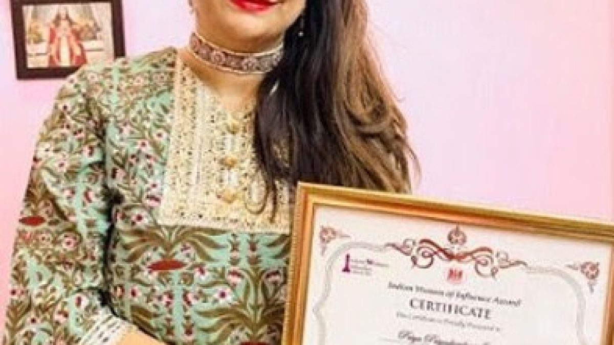 Indian Women of Influence award
