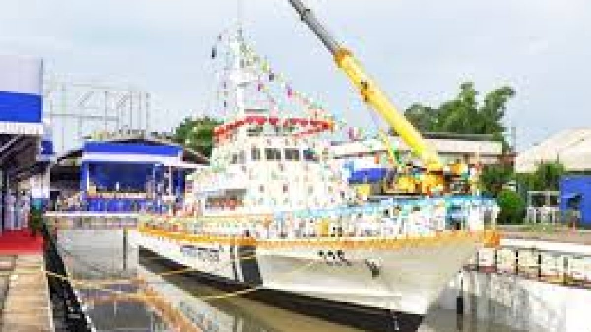 GRSE launches 5th Fast Patrol Vessel