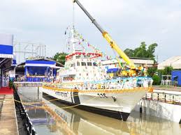 GRSE launches 5th Fast Patrol Vessel
