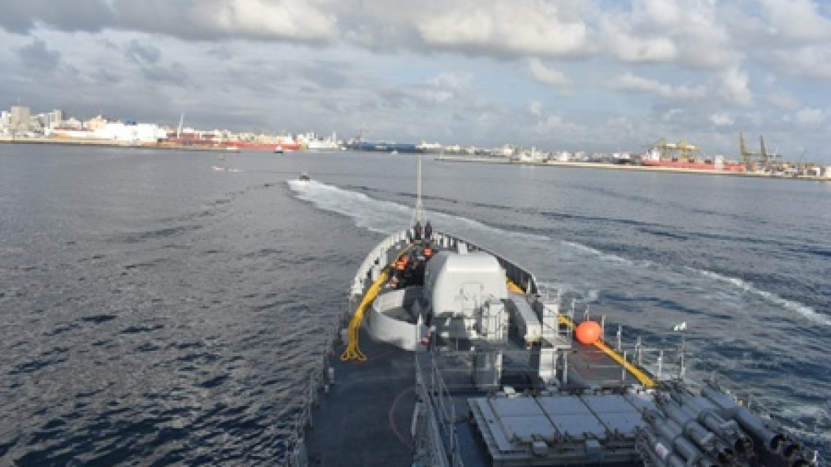 Indian Naval Ship Tarkash made a port call at Dakar