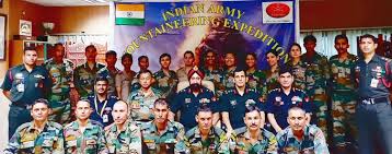 Indian Army Men and Women Summit MT Kun (7077M)