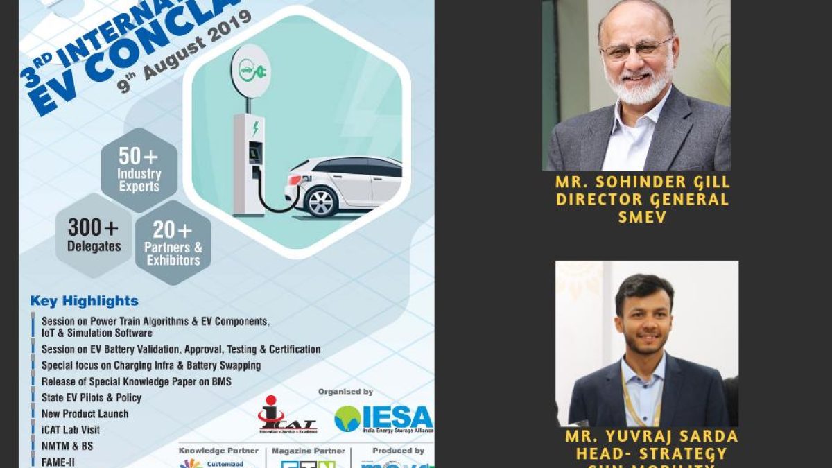 Arjun Ram Meghwal Addresses 3rd International Electric Vehicle Conclave