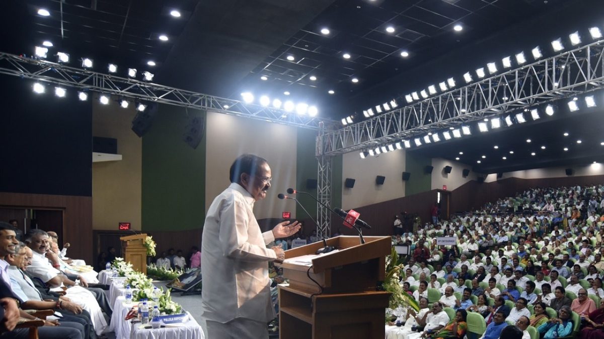 Venkaiah Naidu released a book Listening, Learning and Leading