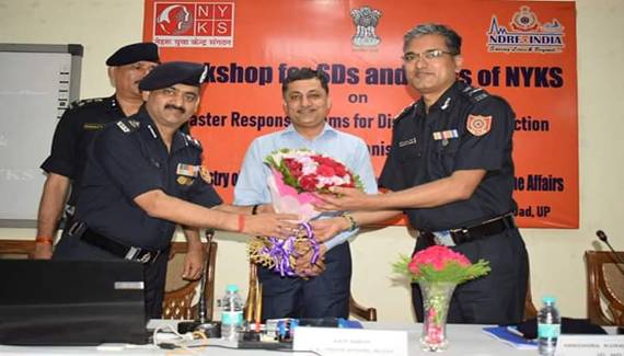 NYKS to Prepare Disaster Response Teams for Disaster Risk Reduction in collaboration with NDRF