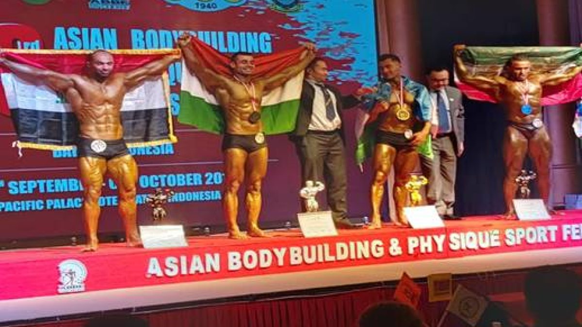 Maj AQ Khan Won Silver Medal in 53rd Asian Body Building and Physique Sports Championship 2019
