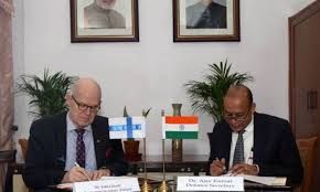 India and Finland ink MoU to enhance bilateral defence cooperation