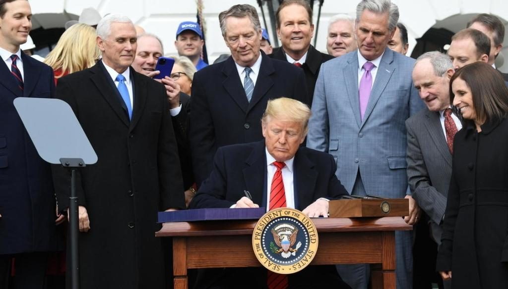 Trump signs long-awaited North American trade deal