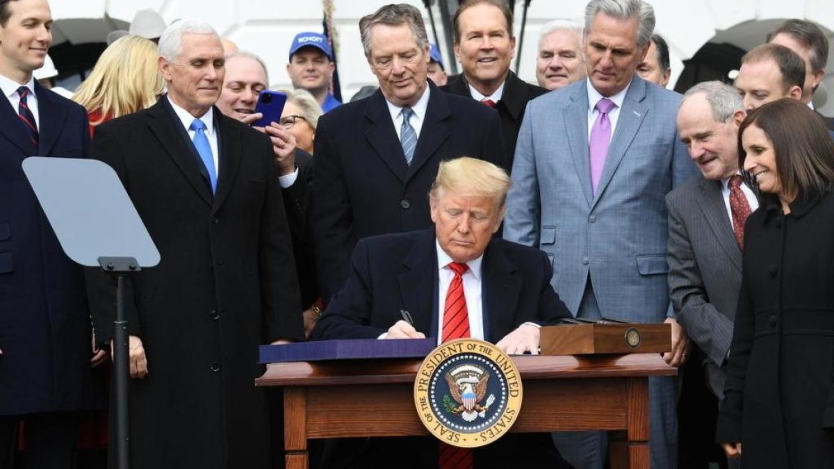 Trump signs long-awaited North American trade deal
