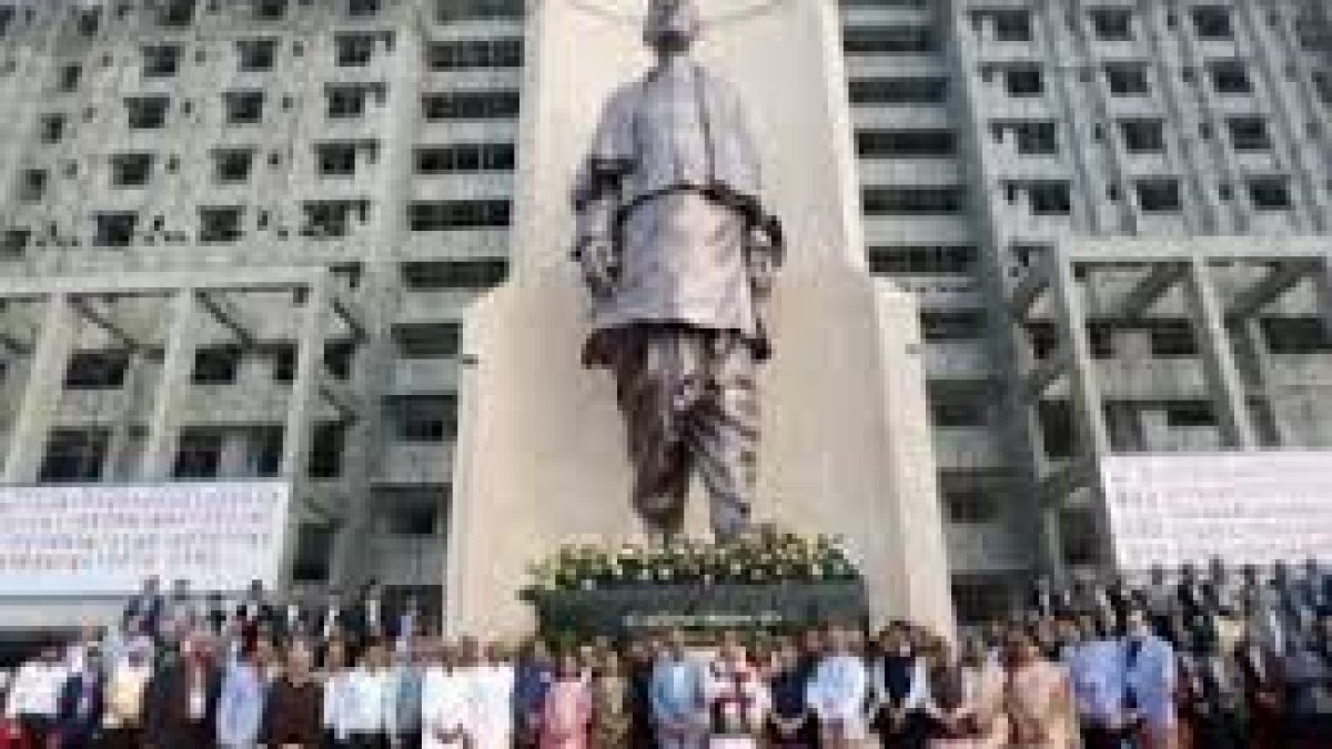 World’s 2nd tallest statue of Sardar Vallabhbhai Patel