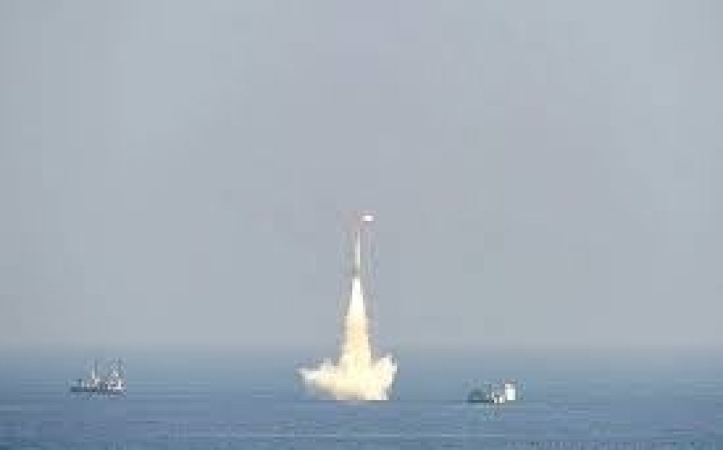 DRDO successfully test-fired nuclear-capable K-4 ballistic missile