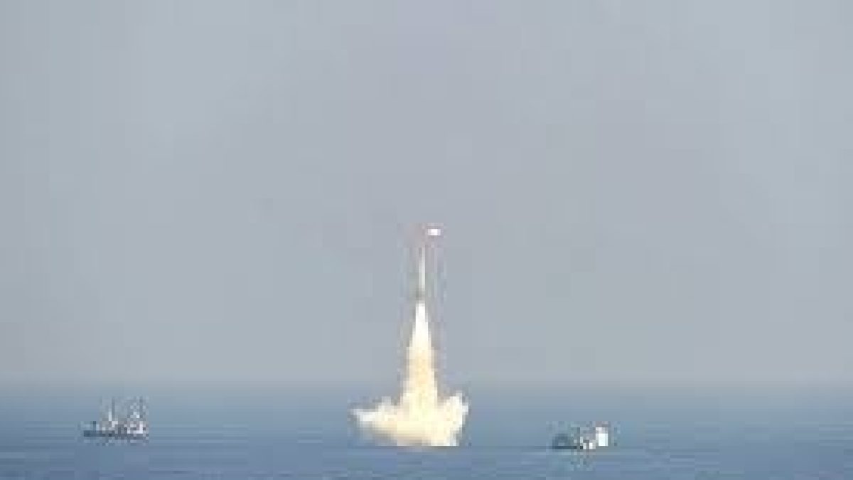 DRDO successfully test-fired nuclear-capable K-4 ballistic missile
