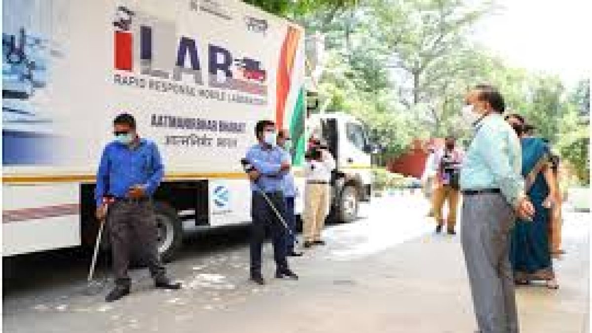 Govt. Launched DBT – AMTZ Mobile Diagnostic Unit for Covid Testing- I-Lab