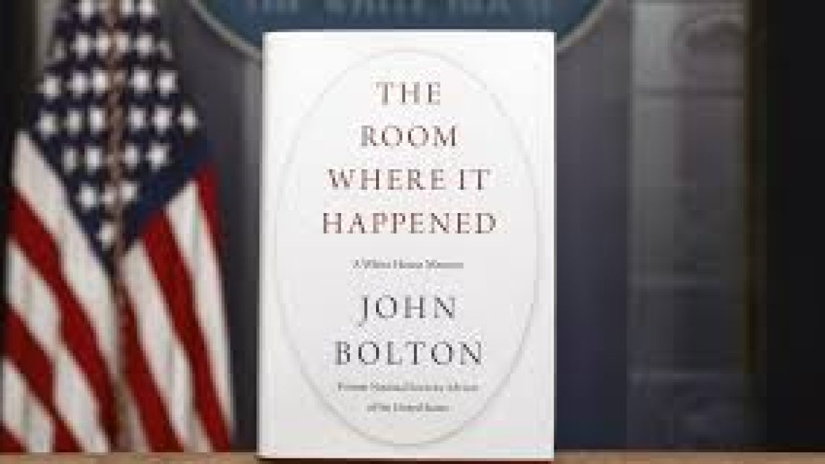 Trump administration attempted to block book titled "The Room Where It Happened"