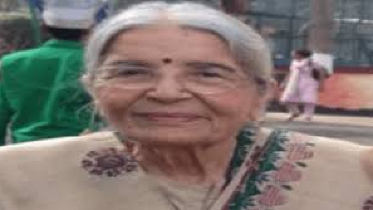 Padma Shri awardee and Social worker Vidyaben passes away