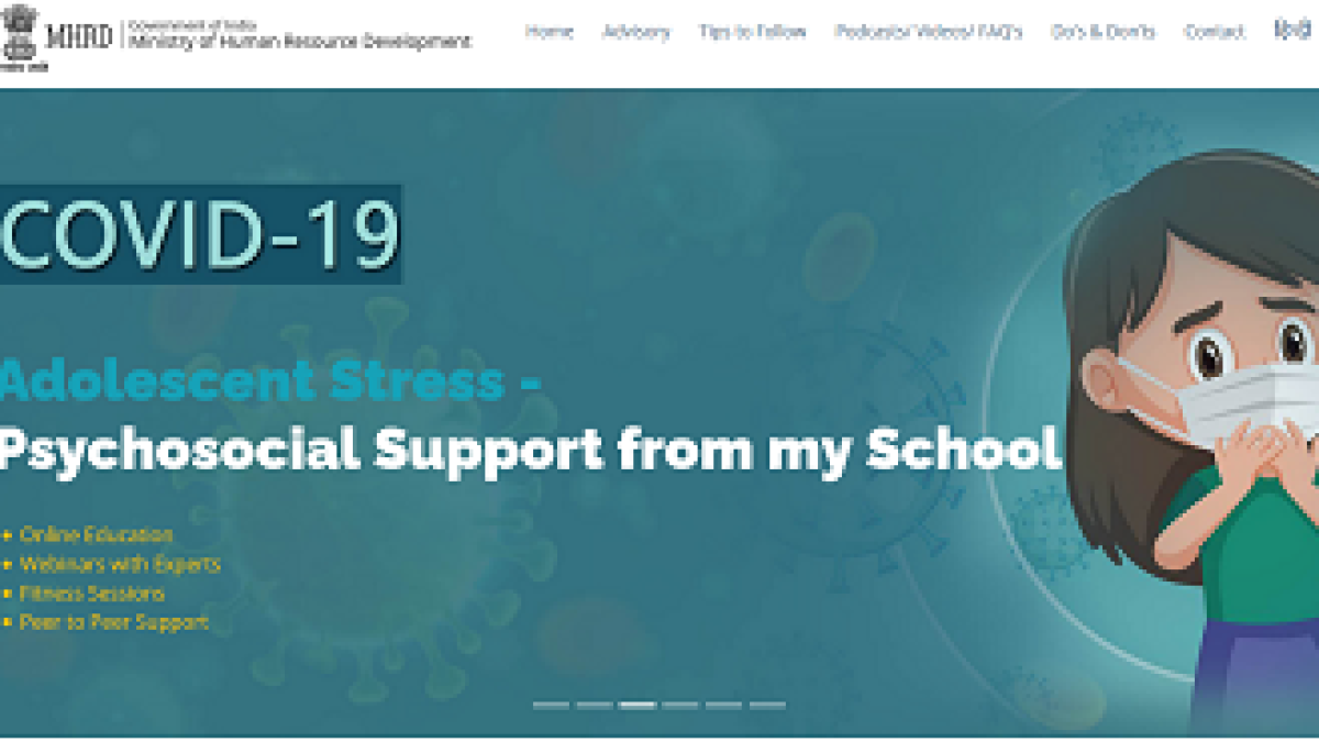 Manodarpan provides psychosocial support to students for Mental Health and Well-being