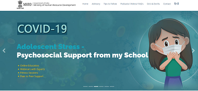 Manodarpan provides psychosocial support to students for Mental Health and Well-being