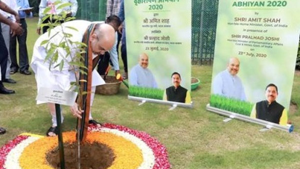 Govt launches Tree Plantation Campaign 2020 of the Coal Ministry