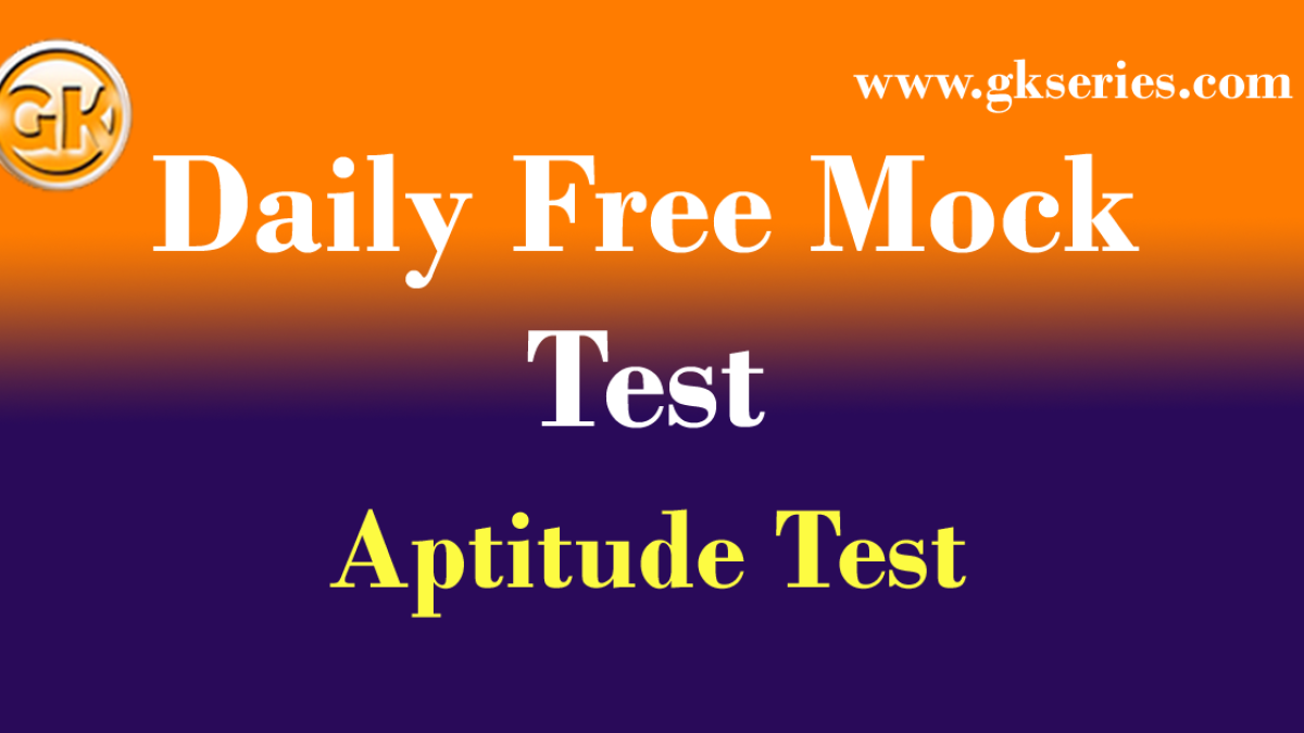 free aptitude mock test