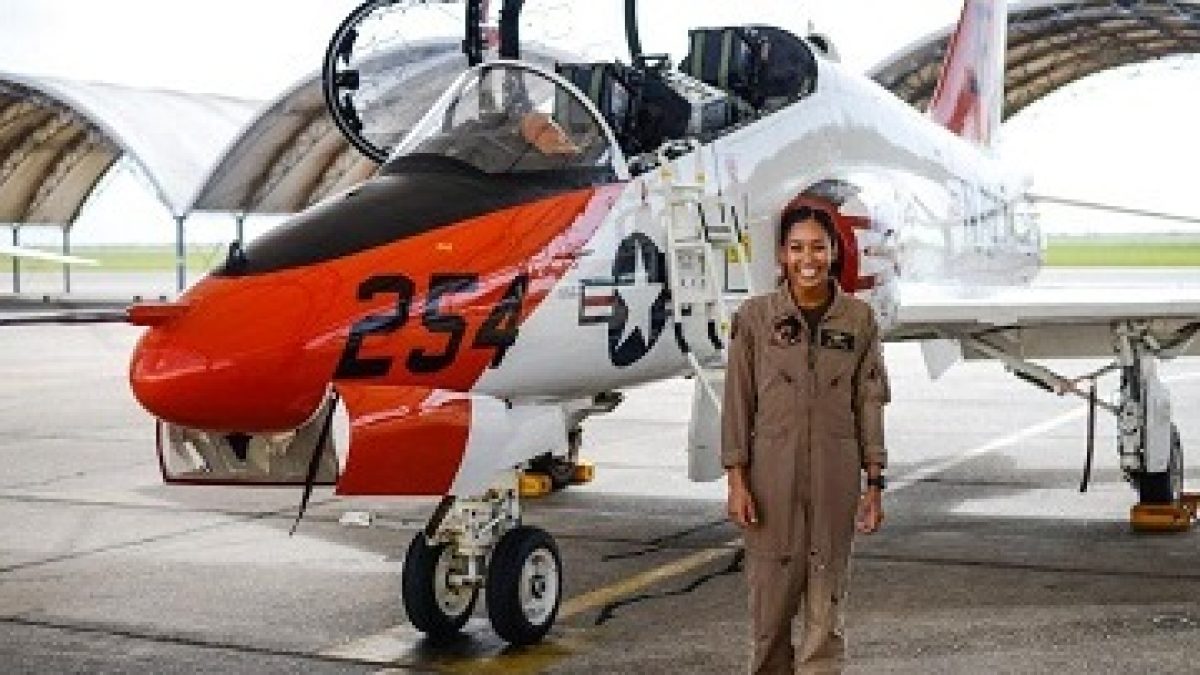 1st Black female Tactical Aircraft pilot in US Navy