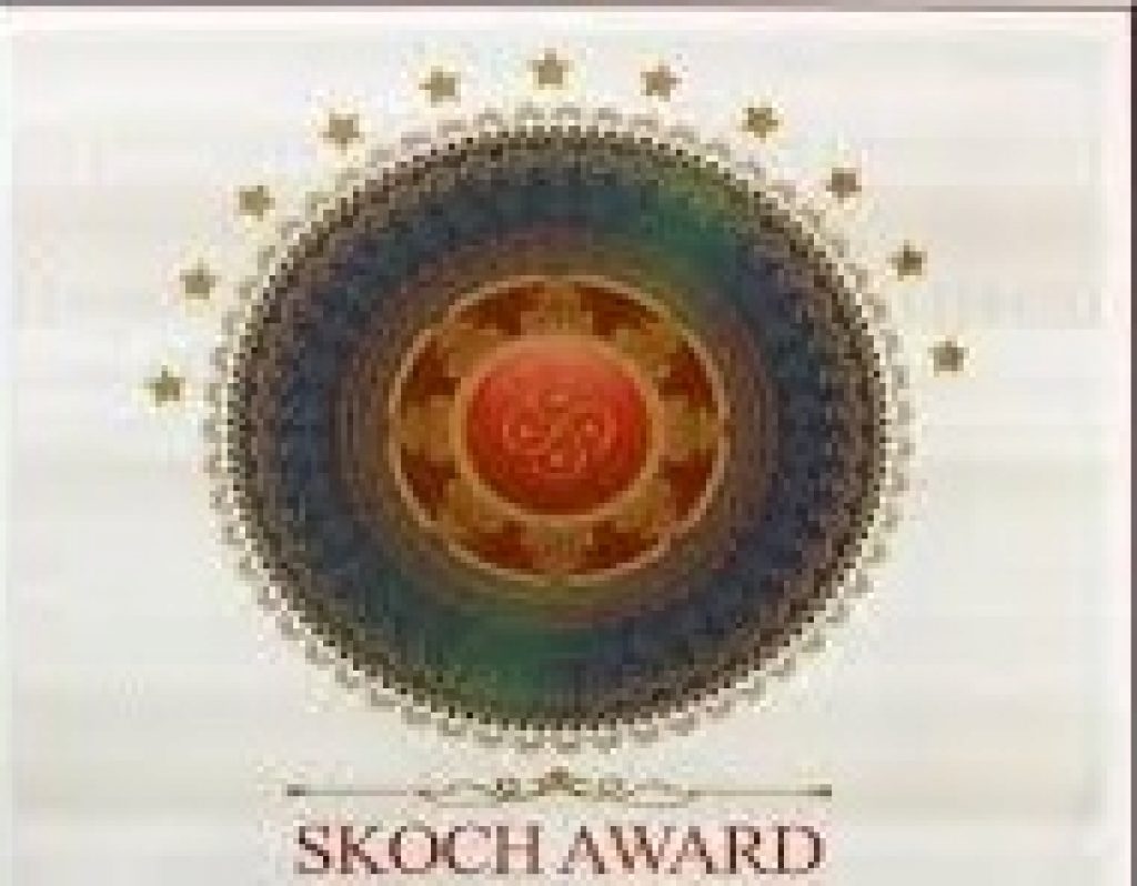 Tribal Affairs Ministry received SKOCH Gold Award