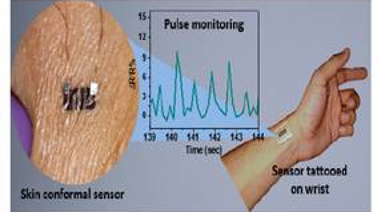 Tattoo sensor for monitoring vital health parameters