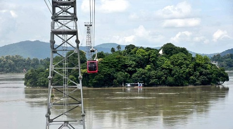 India’s longest Ropeway over a river inaugurated in Assam