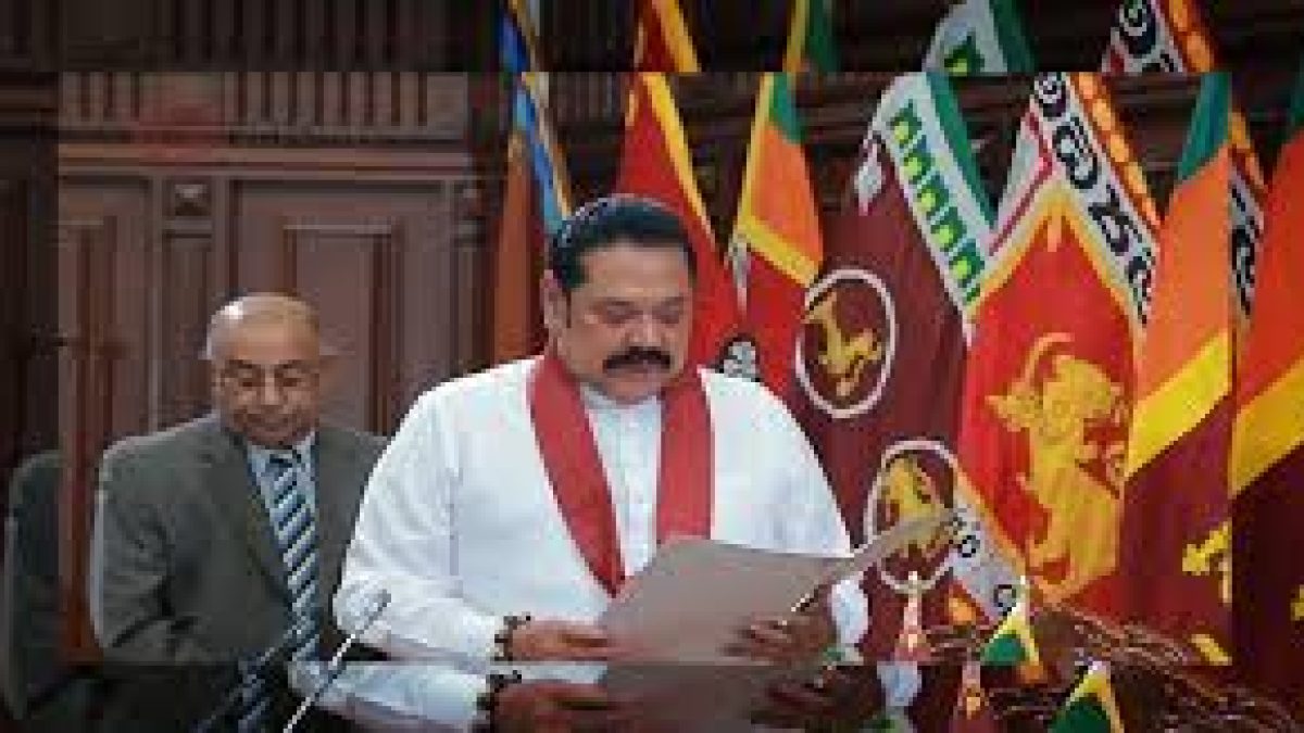 Mahinda Rajapaksa takes oath as Sri Lankan Prime Minister