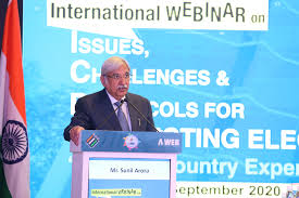 Election Commission of India organized International Webinar