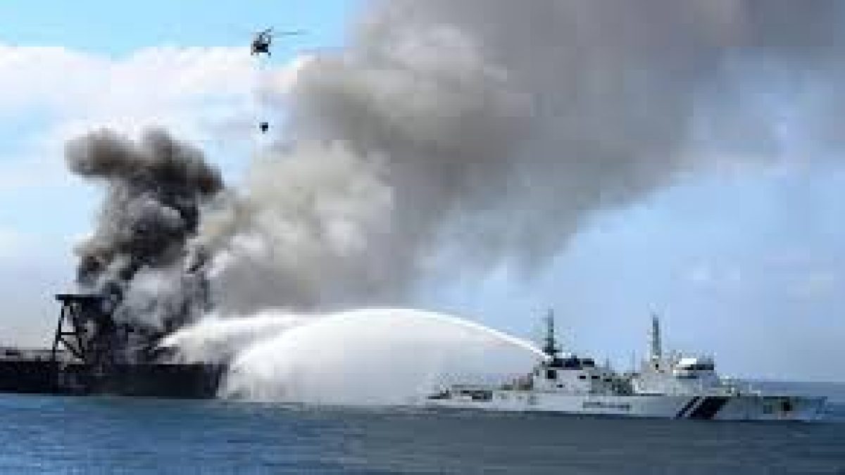 Fire on tanker off Sri Lanka coast doused