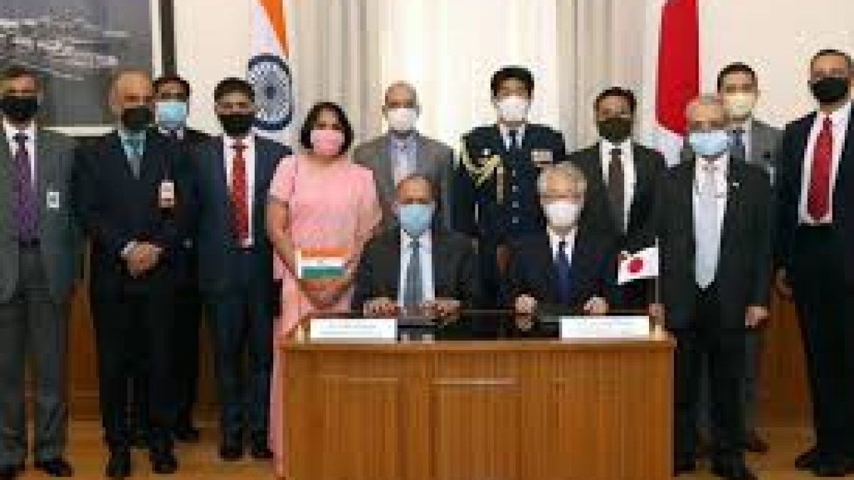 Reciprocal supplies & services between armed forces of India and Japan