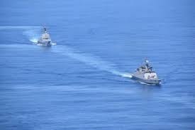 Passage Exercise between Australian, Indian Navy underway in East Indian Ocean