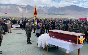 Delhi sent a signal to Beijing with public funeral for Tibetan soldier