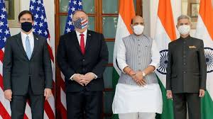 India and the US signed the Basic Exchange and Cooperation Agreement (BECA)