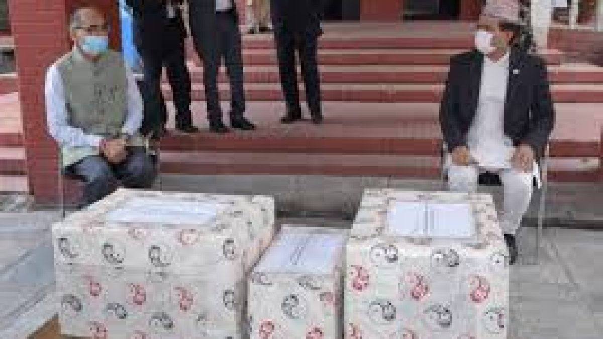 India gifted 23 tonnes of essential medicines to Nepal