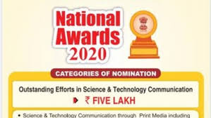 National Awards for Science & Technology Communication 2020